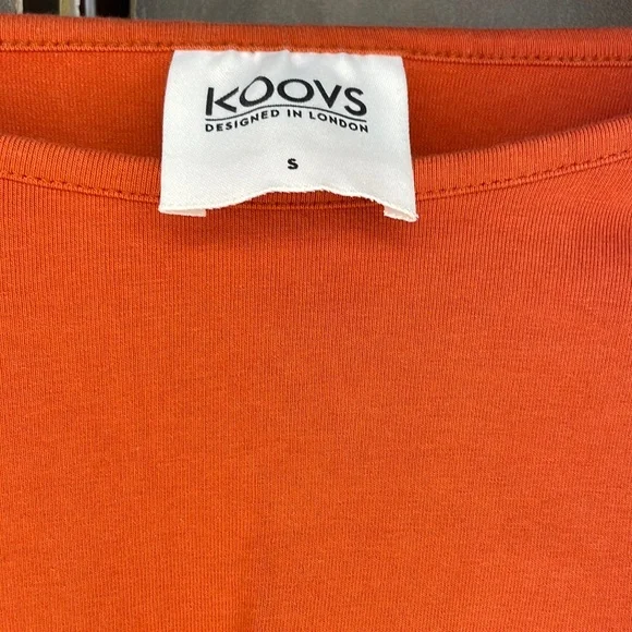 Rust orange crop top - Picture 3 of 3